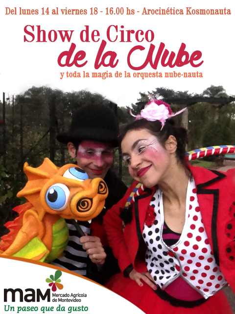circo en el mercado agricola