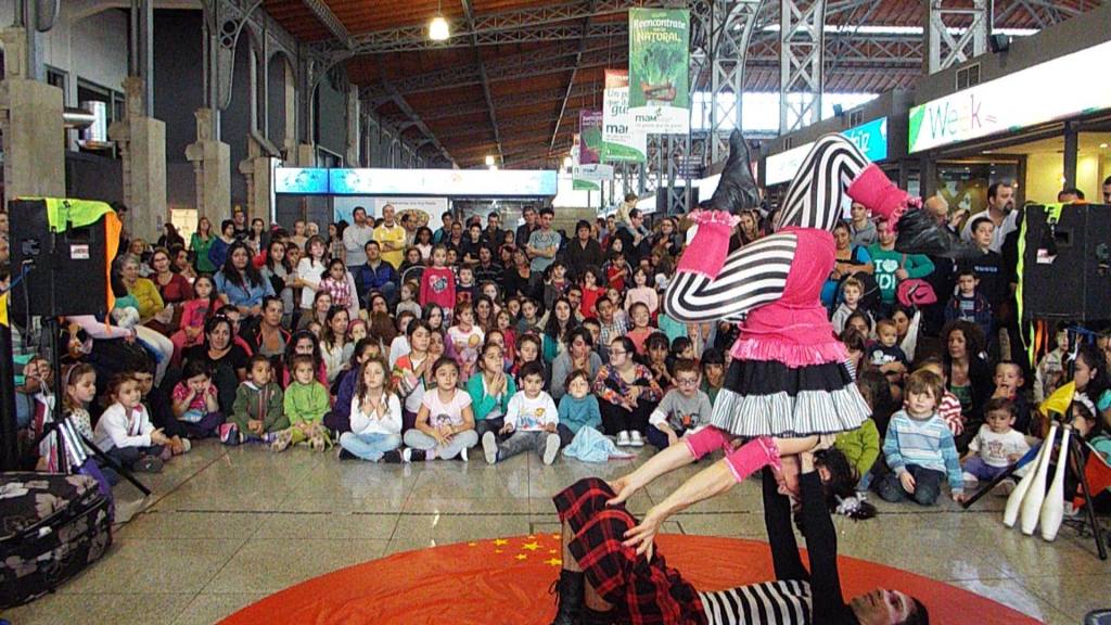 Acrobacias en el MAM Montevideo