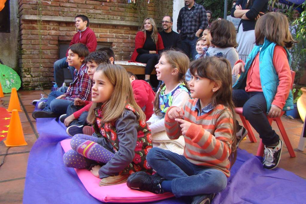 Acróbatas en acción