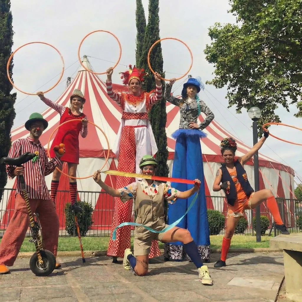 aristas del circo carpa de fondo